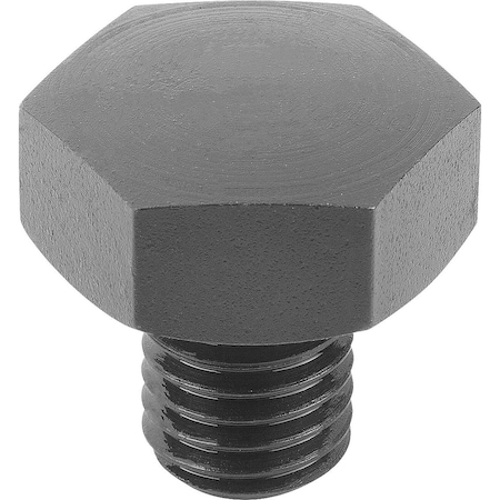 Kipp Positioning Foot, Form:B, Free-Cutting Steel Hardened A. Black Oxidise, Sw=19 K0298.2152